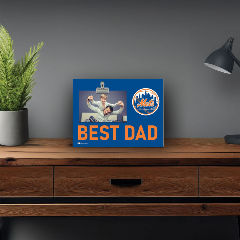 Load image into Gallery viewer, Fan Creations Best Dad MLB New York Mets Clip Frame
