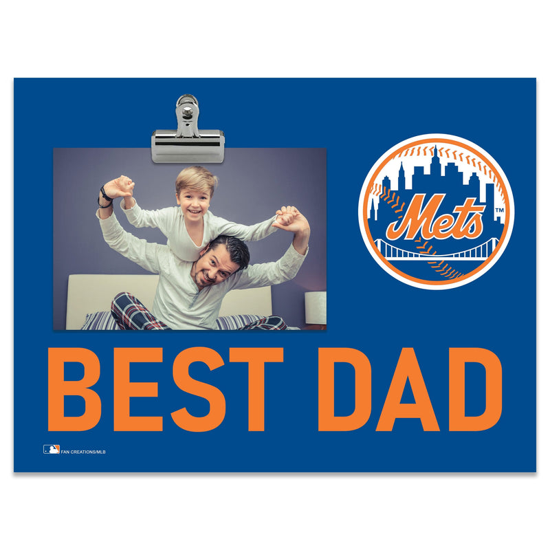 Load image into Gallery viewer, Fan Creations Best Dad MLB New York Mets Clip Frame
