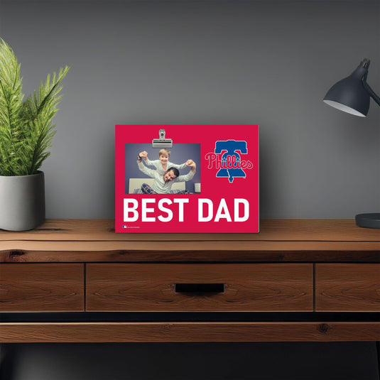Fan Creations Best Dad MLB Philadelphia Phillies Clip Frame