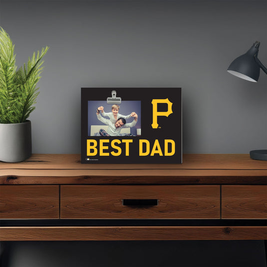 Fan Creations Best Dad MLB Pittsburgh Pirates Clip Frame