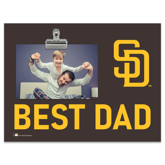 Fan Creations Best Dad MLB San Diego Padres Clip Frame