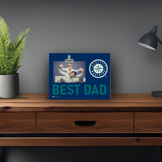 Fan Creations Best Dad MLB Seattle Mariners Clip Frame