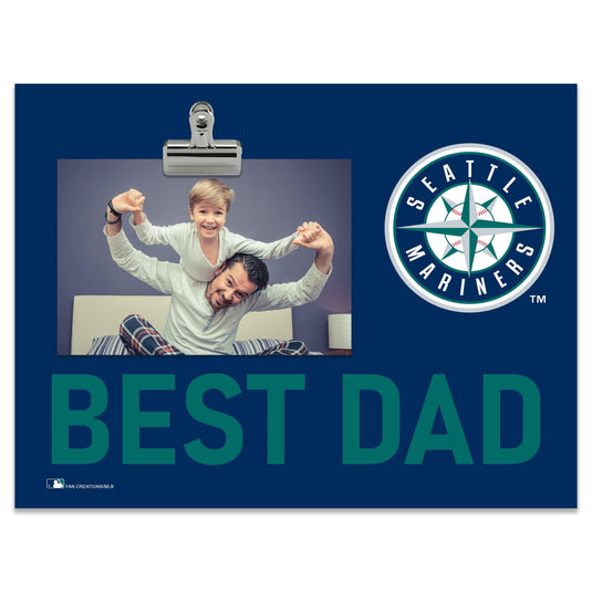 Fan Creations Best Dad MLB Seattle Mariners Clip Frame