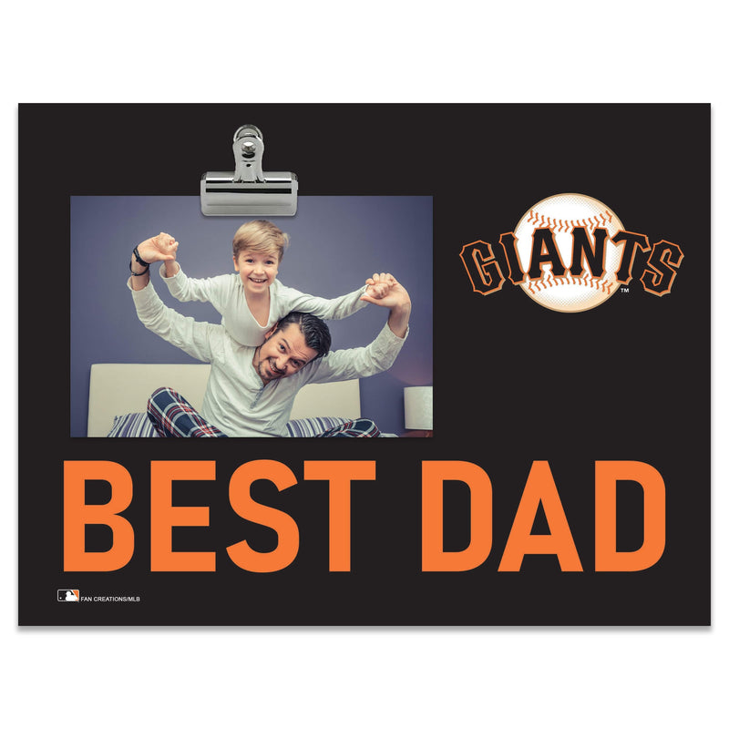 Load image into Gallery viewer, Fan Creations Best Dad MLB San Francisco Giants Clip Frame
