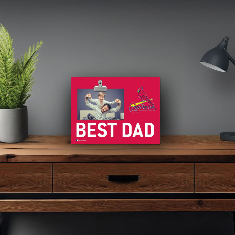 Load image into Gallery viewer, Fan Creations Best Dad MLB St. Louis Cardinals Clip Frame
