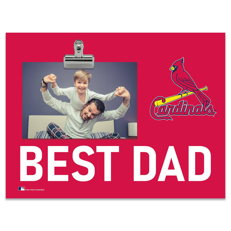 Load image into Gallery viewer, Fan Creations Best Dad MLB St. Louis Cardinals Clip Frame
