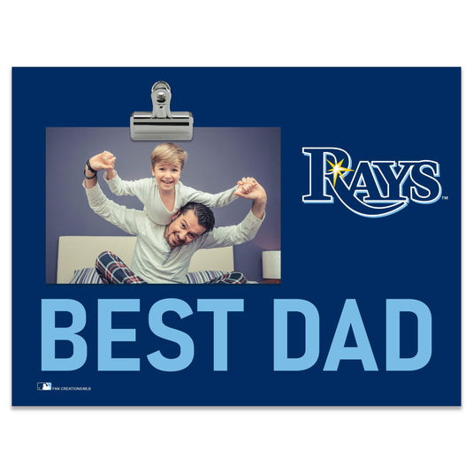 Fan Creations Best Dad MLB Tampa Bay Rays Clip Frame