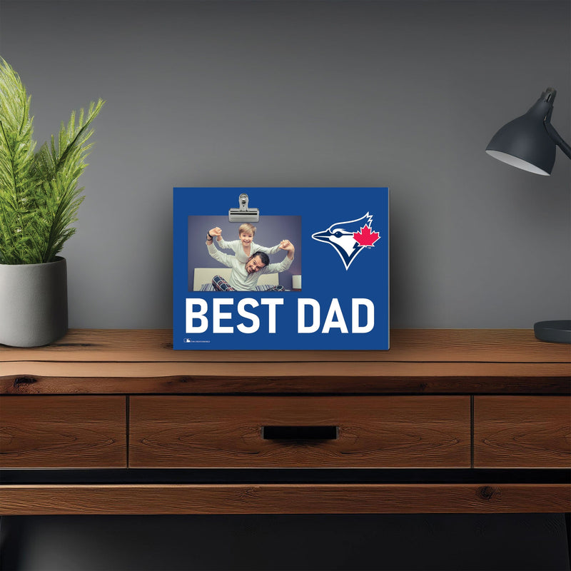 Load image into Gallery viewer, Fan Creations Best Dad MLB Toronto Blue Jays Clip Frame
