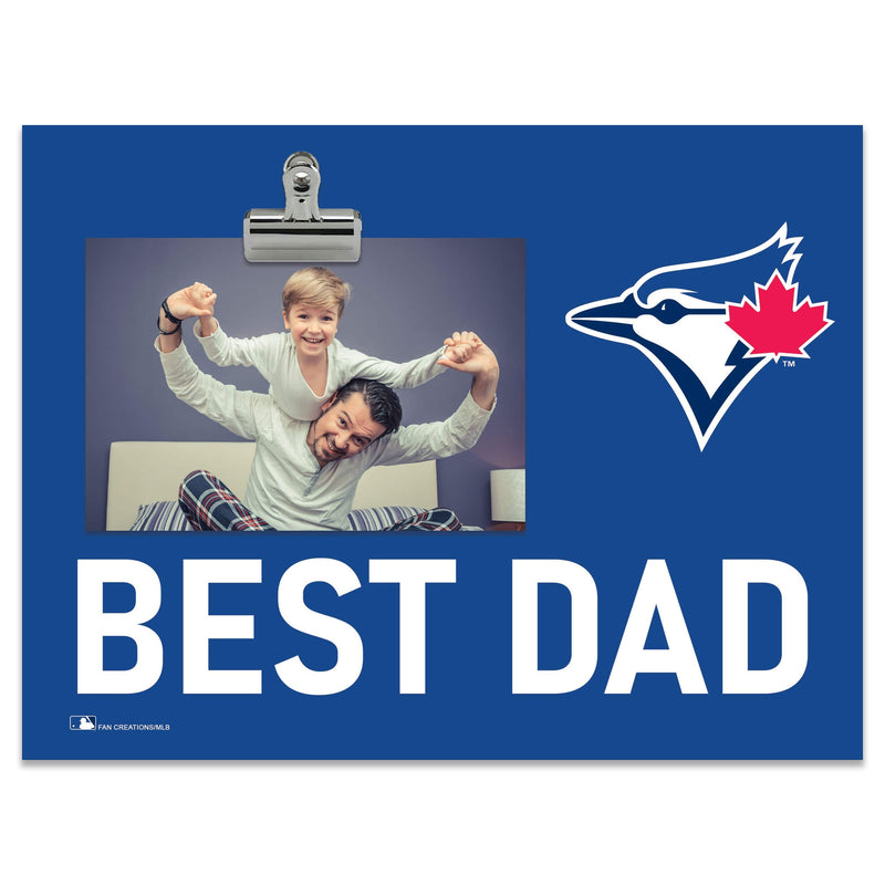 Load image into Gallery viewer, Fan Creations Best Dad MLB Toronto Blue Jays Clip Frame
