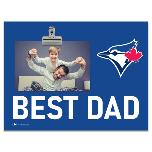 Fan Creations Best Dad MLB Toronto Blue Jays Clip Frame