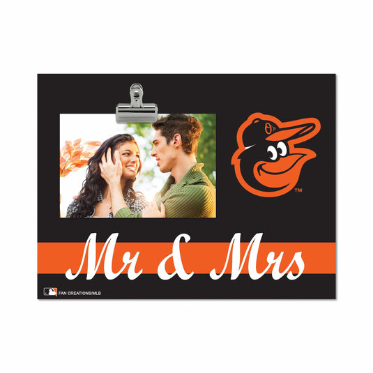 Fan Creations Brightline Mr. and Mrs. MLB Baltimore Orioles Clip Frame