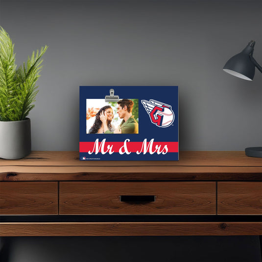 Fan Creations Brightline Mr. and Mrs. MLB Cleveland Guardians Clip Frame