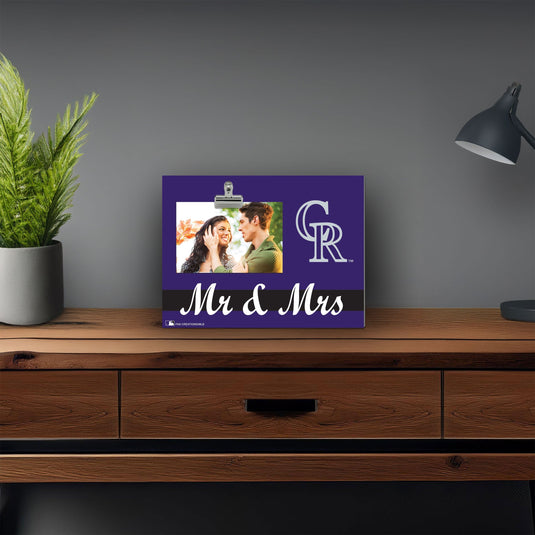 Fan Creations Brightline Mr. and Mrs. MLB Colorado Rockies Clip Frame