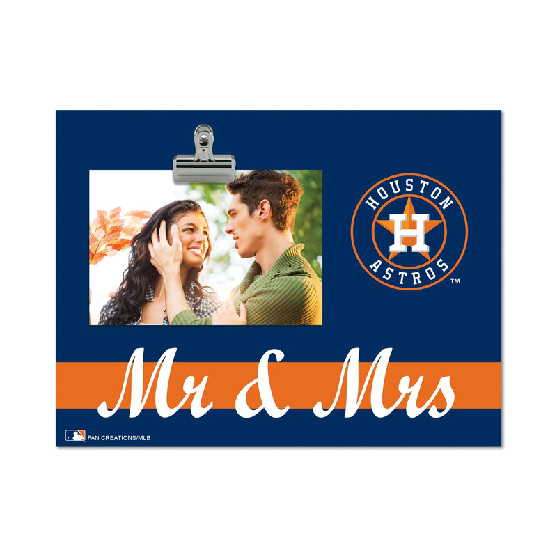 Load image into Gallery viewer, Fan Creations Brightline Mr. and Mrs. MLB Houston Astros Clip Frame
