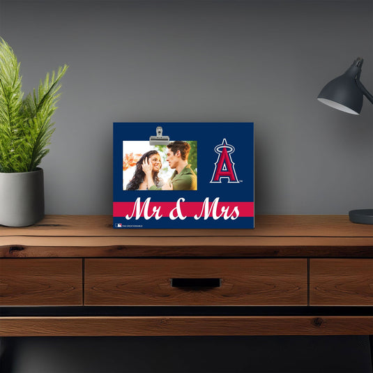 Fan Creations Brightline Mr. and Mrs. MLB Los Angeles Angels Clip Frame