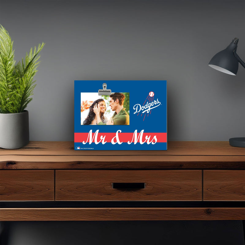 Load image into Gallery viewer, Fan Creations Brightline Mr. and Mrs. MLB Los Angeles Dodgers Clip Frame
