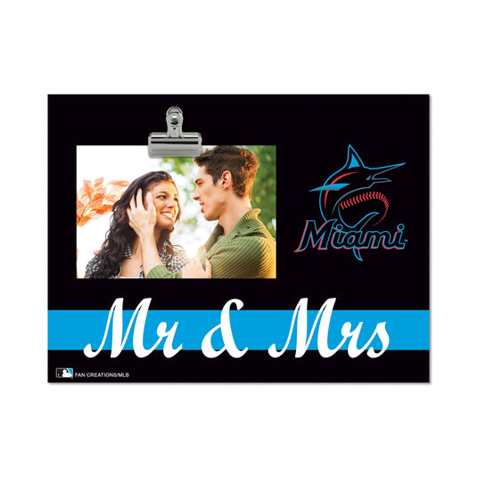 Fan Creations Brightline Mr. and Mrs. MLB Miami Marlins Clip Frame