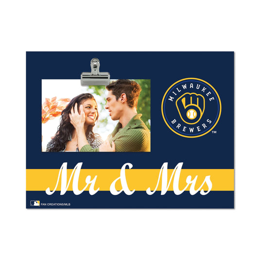 Fan Creations Brightline Mr. and Mrs. MLB Milwaukee Brewers Clip Frame