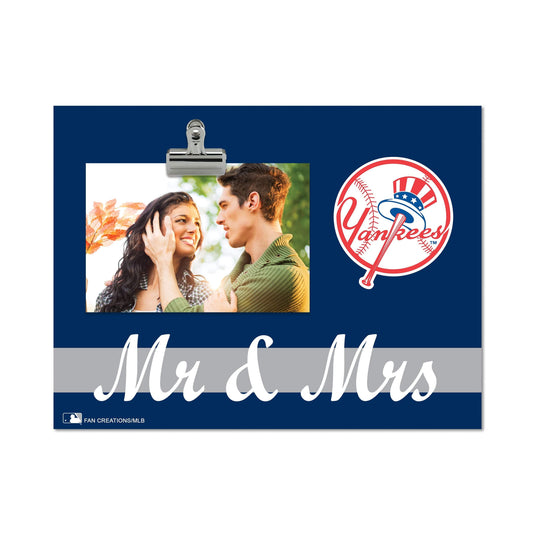 Fan Creations Brightline Mr. and Mrs. MLB New York Yankees Clip Frame