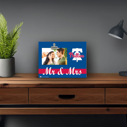 Fan Creations Brightline Mr. and Mrs. MLB Philadelphia Phillies Clip Frame