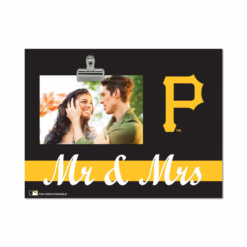Load image into Gallery viewer, Fan Creations Brightline Mr. and Mrs. MLB Pittsburgh Pirates Clip Frame
