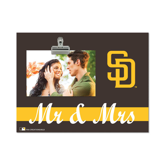 Fan Creations Brightline Mr. and Mrs. MLB San Diego Padres Clip Frame