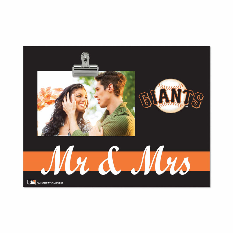 Load image into Gallery viewer, Fan Creations Brightline Mr. and Mrs. MLB San Francisco Giants Clip Frame
