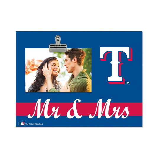 Fan Creations Brightline Mr. and Mrs. MLB Texas Rangers Clip Frame