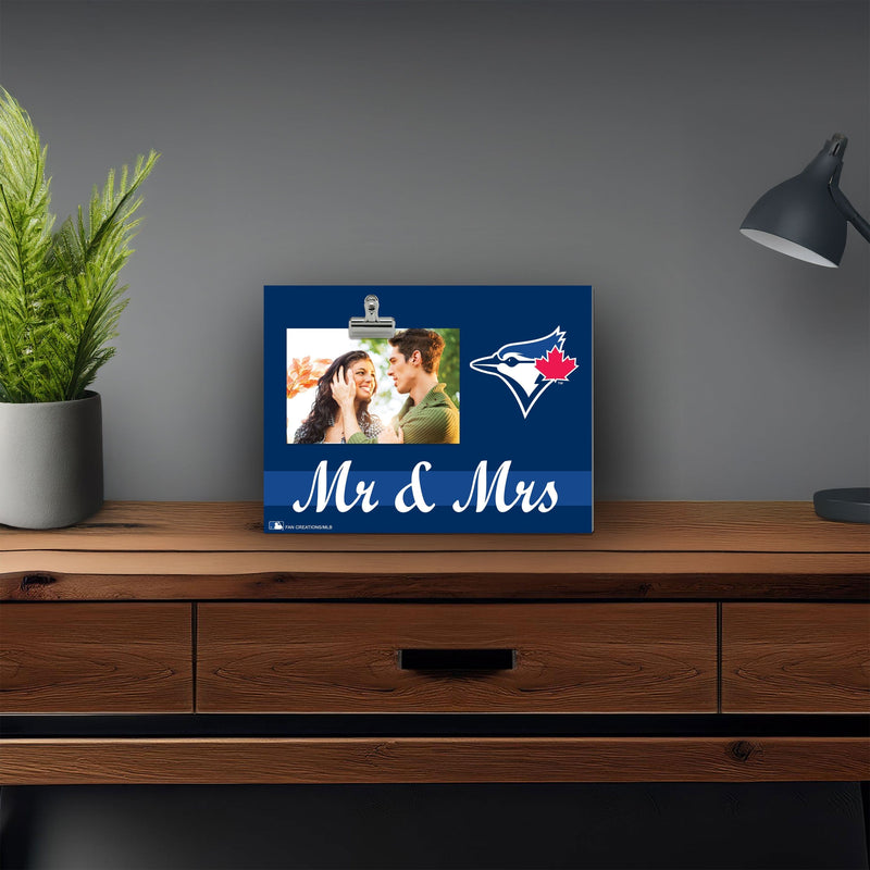 Load image into Gallery viewer, Fan Creations Brightline Mr. and Mrs. MLB Toronto Blue Jays Clip Frame
