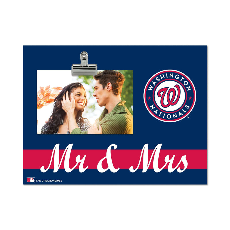 Load image into Gallery viewer, Fan Creations Brightline Mr. and Mrs. MLB Washington Nationals Clip Frame

