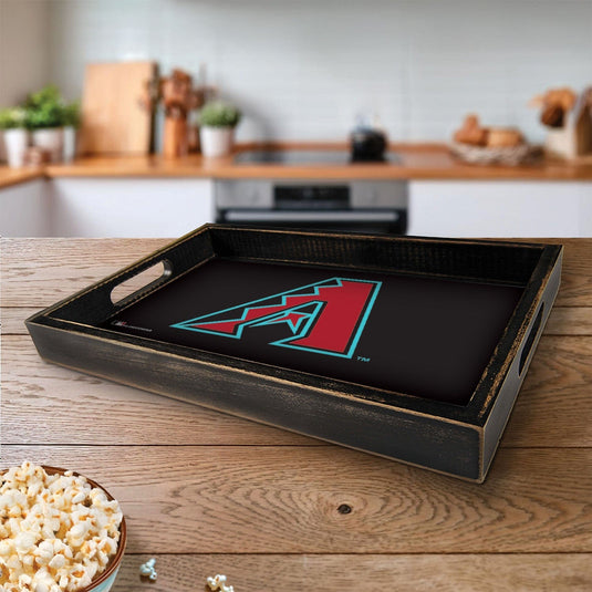 Fan Creations Brightline MLB Arizona Diamondbacks Logo Serving Tray