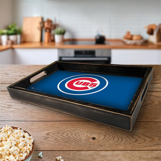 Fan Creations Brightline MLB Chicago Cubs Logo Serving Tray