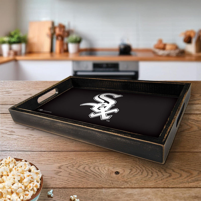 Load image into Gallery viewer, Fan Creations Brightline MLB Chicago White Sox Logo Serving Tray
