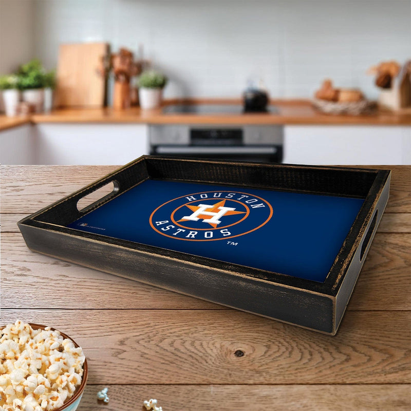 Load image into Gallery viewer, Fan Creations Brightline MLB Houston Astros Logo Serving Tray
