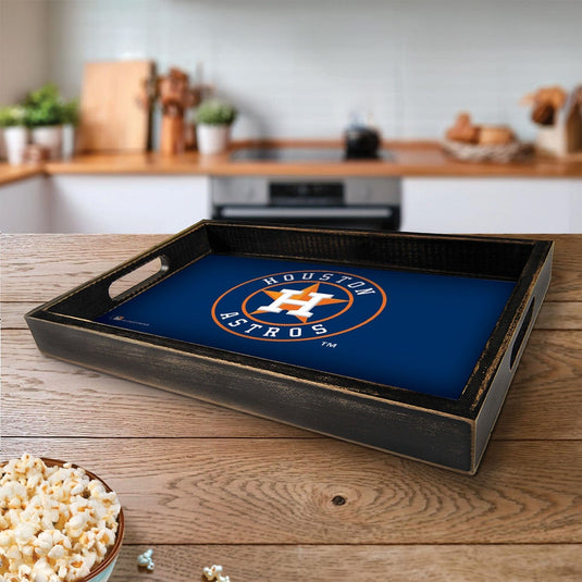 Fan Creations Brightline MLB Houston Astros Logo Serving Tray