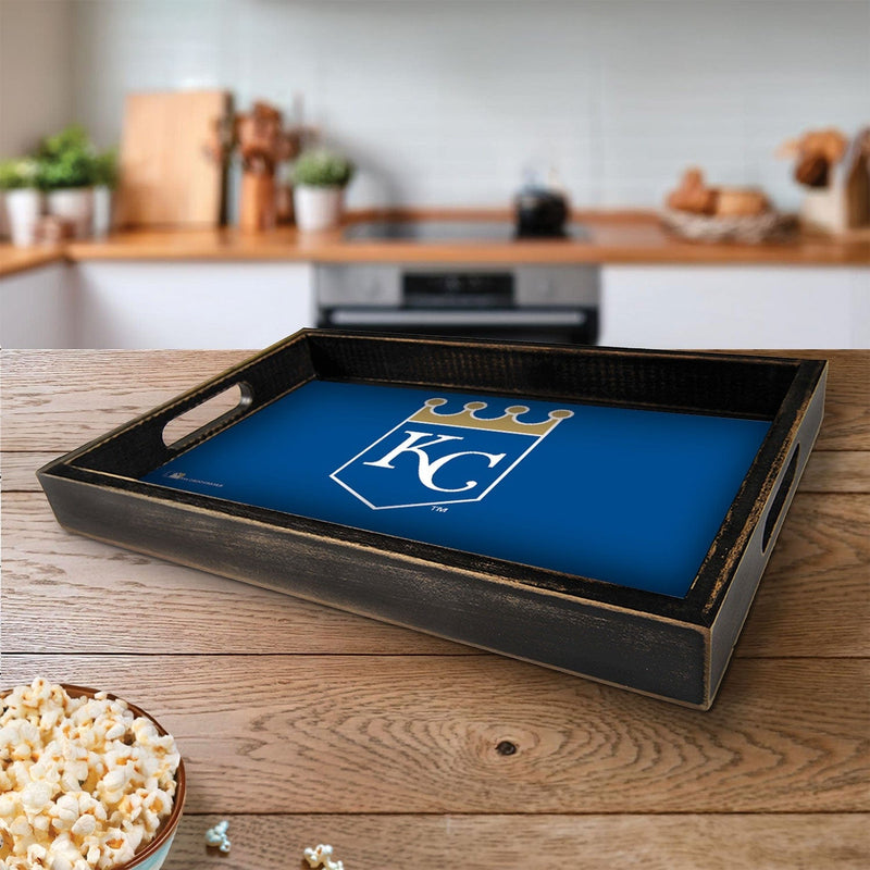 Load image into Gallery viewer, Fan Creations Brightline MLB Kansas City Royals Logo Serving Tray
