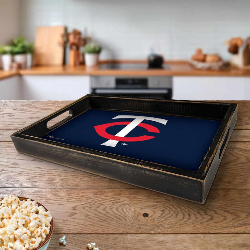 Load image into Gallery viewer, Fan Creations Brightline MLB Minnesota Twins Logo Serving Tray
