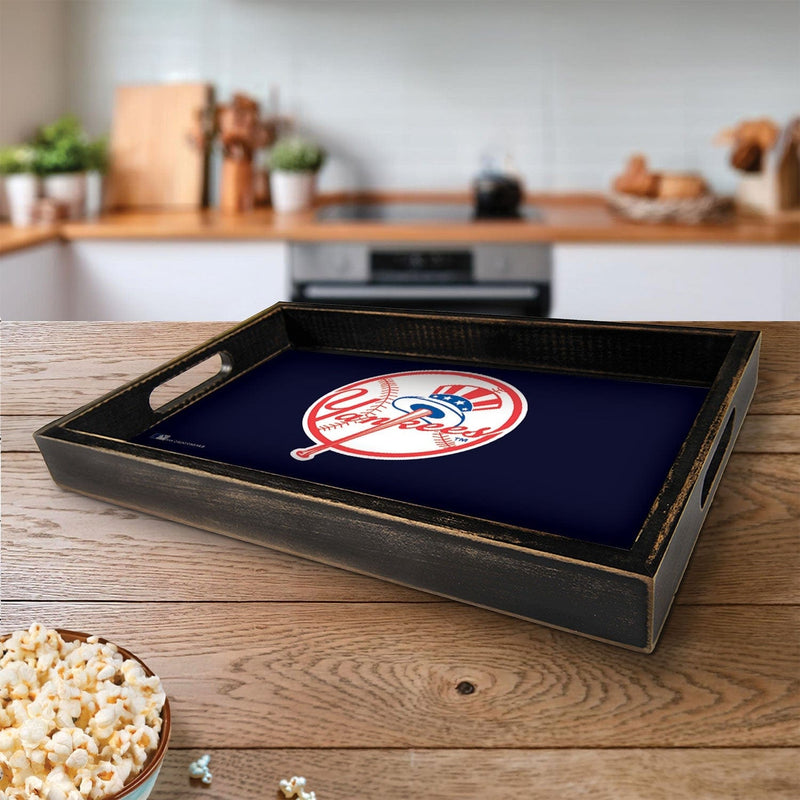 Load image into Gallery viewer, Fan Creations Brightline MLB New York Yankees Logo Serving Tray
