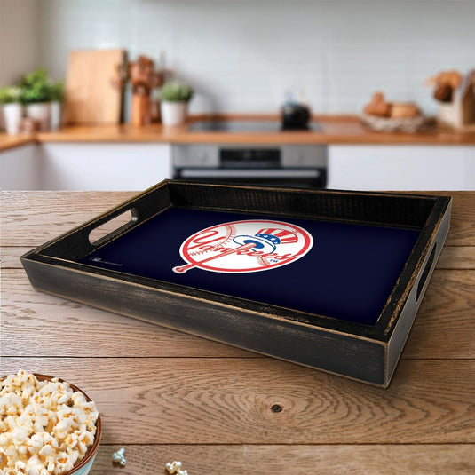 Fan Creations Brightline MLB New York Yankees Logo Serving Tray
