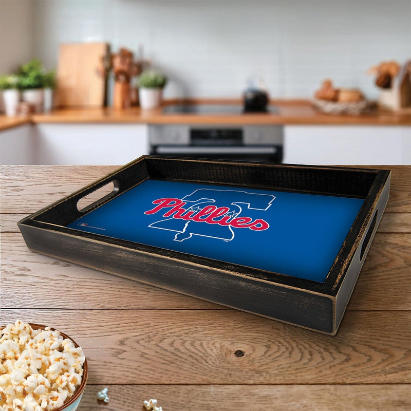 Load image into Gallery viewer, Fan Creations Brightline MLB Philadelphia Phillies Logo Serving Tray
