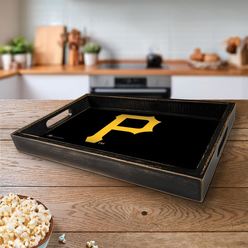 Load image into Gallery viewer, Fan Creations Brightline MLB Pittsburgh Pirates Logo Serving Tray
