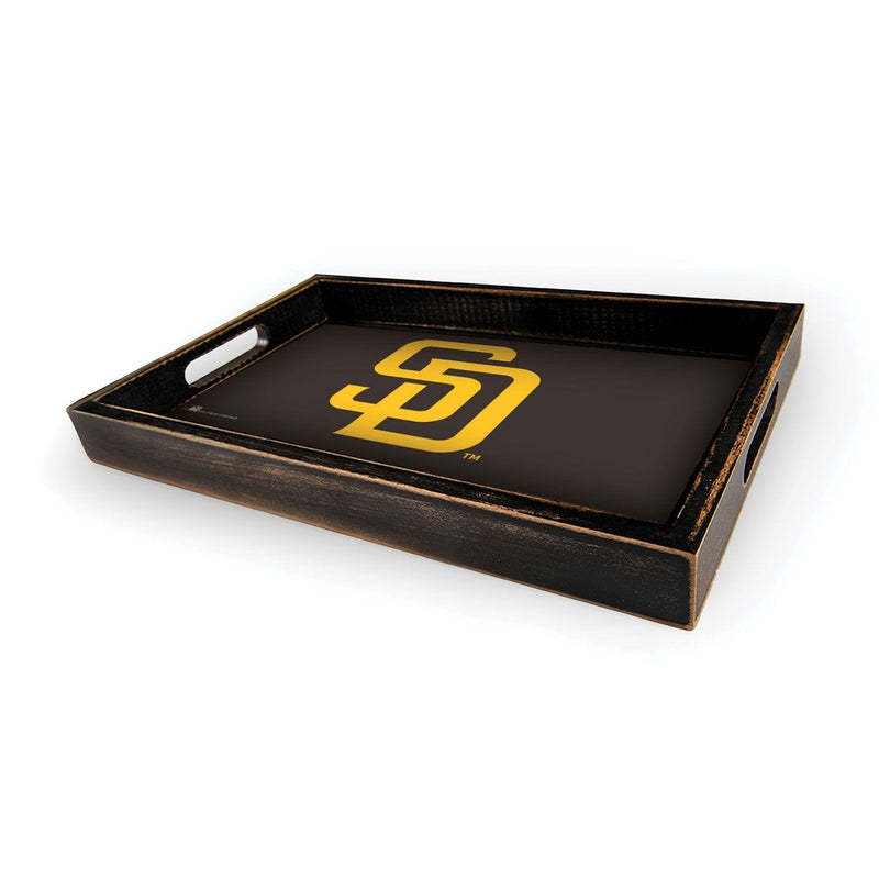 Load image into Gallery viewer, Fan Creations Brightline MLB San Diego Padres Logo Serving Tray

