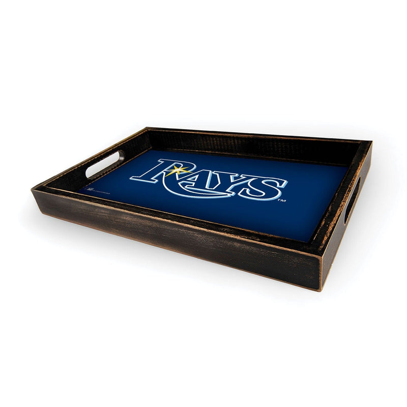 Load image into Gallery viewer, Fan Creations Brightline MLB Tampa Bay Rays Logo Serving Tray
