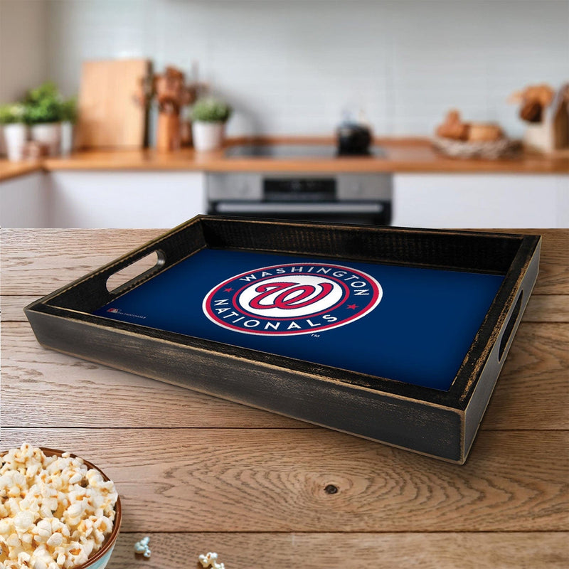 Load image into Gallery viewer, Fan Creations Brightline MLB Washington Nationals Logo Serving Tray
