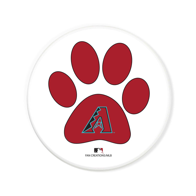 Load image into Gallery viewer, Fan Creations MLB - Arizona Diamondbacks 4 in Round Dog Paw Coaster
