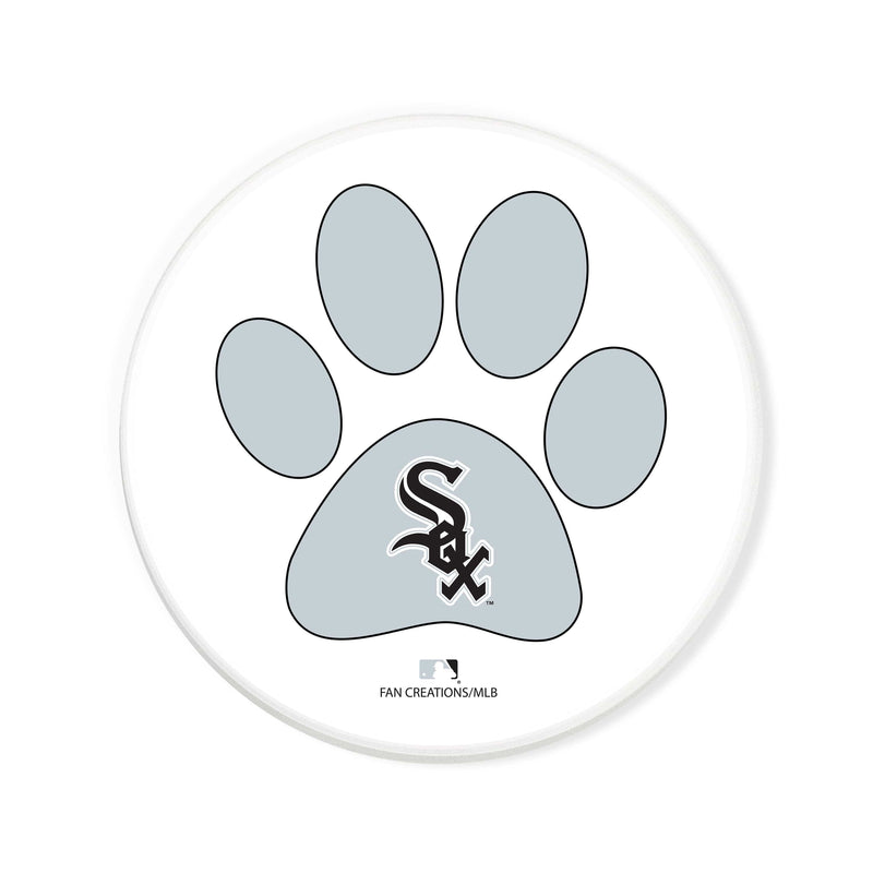 Load image into Gallery viewer, Fan Creations MLB - Chicago White Sox 4 in Round Dog Paw Coaster
