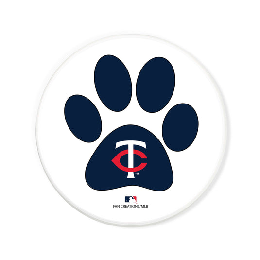 Fan Creations MLB - Minnesota Twins 4 in Round Dog Paw Coaster