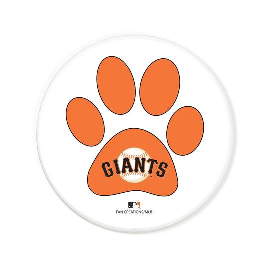 Fan Creations MLB - San Francisco Giants 4 in Round Dog Paw Coaster