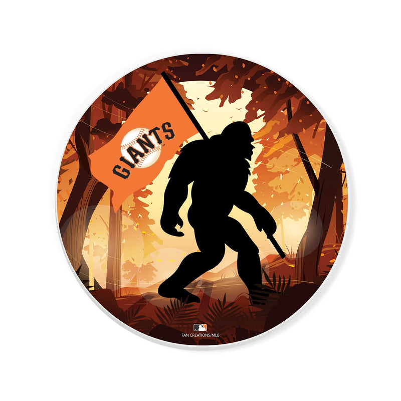 Load image into Gallery viewer, Fan Creations MLB San Francisco Giants-  4 inch Ceramic Big Foot Flag Car Coaster
