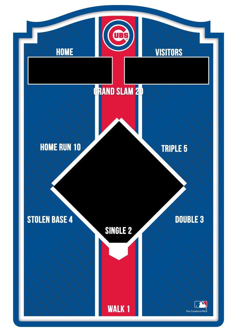 Load image into Gallery viewer, Fan Creations Brightline MLB Chicago Cubs Wall Bean Bag Toss
